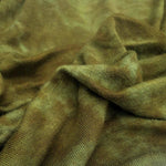 60" Dark Olive Green Modal Spandex Blend Tie Dyed Jersey Knit Fabric By the Yard | APC Fabrics