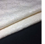 60" Ivory Rayon & Cotton Blend Floral Jacquard Woven Fabric By the Yard - APC Fabrics