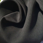 60" Jet Black 100% Lyocell Tencel Gabardine Twill Woven Fabric By the Yard - APC Fabrics