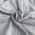 60" Modal Cotton Blend Solid Heather Gray Jersey Knit Fabric By the Yard - APC Fabrics