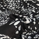 60" Modal Spandex Jaguar Skull Skeleton Print Jersey Knit Fabric By the Yard - APC Fabrics