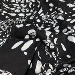 60" Modal Spandex Jaguar Skull Skeleton Print Jersey Knit Fabric By the Yard - APC Fabrics