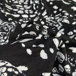 60" Modal Spandex Jaguar Skull Skeleton Print Jersey Knit Fabric By the Yard - APC Fabrics