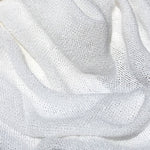60" White 100% Lyocell Tencel Mesh Boucle Sheer Net Light Woven Fabric By Yard | APC Fabrics