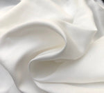60" White 100% Organic Cotton Twill Woven Fabric By the Yard - APC Fabrics