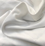60" White 100% Organic Cotton Twill Woven Fabric By the Yard - APC Fabrics