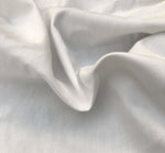 60" White 100% Organic Cotton Twill Woven Fabric By the Yard - APC Fabrics