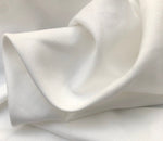60" White 100% Organic Cotton Twill Woven Fabric By the Yard - APC Fabrics