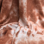 62" Brown & White Tie Dye Modal Stretch Blend Jersey Knit Fabric By the Yard - APC Fabrics