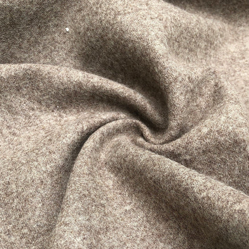 62" Camel Beige 100% Wool Heavy Woven Fabric By the Yard - APC Fabrics