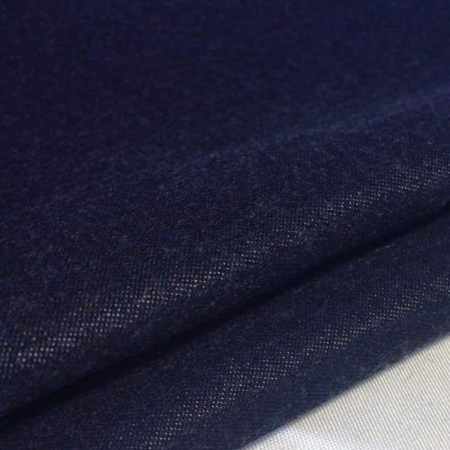 62" Dark Indigo Blue Japanese 100% Lyocell Tencel Denim Woven Fabric By Yard | APC Fabrics