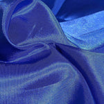 62" Ocean Blue Glossy & Shiny 100% Polyester Woven Fabric By the Yard - APC Fabrics