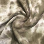 62" Olive Moss Green 100% Cotton Jersey Tie Dye Medium Knit Fabric By the Yard - APC Fabrics