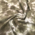 62" Olive Moss Green 100% Cotton Jersey Tie Dye Medium Knit Fabric By the Yard - APC Fabrics