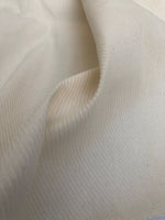 62" PFD Ivory White Cotton & Hemp Bull Denim Greige Goods Heavy Woven Fabric - APC Fabrics