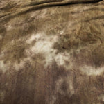 64" Green Striped & Brown Tie Dyed Modal Spandex Jersey Knit Fabric By the Yard - APC Fabrics