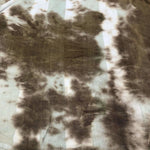 64" Green Striped & Brown Tie Dyed Modal Spandex Jersey Knit Fabric By the Yard - APC Fabrics