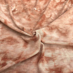 64" Cream Brown & White 100% Poly Light Jersey Knit Fabric By the Yard - APC Fabrics