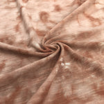 64" Cream Brown & White 100% Poly Light Jersey Knit Fabric By the Yard - APC Fabrics