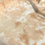 64" Cream Ivory Beige & White Tie Dye 100% Polyester Jersey Knit Fabric By Yard - APC Fabrics