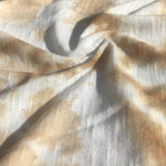 64" Cream Ivory Beige & White Tie Dye 100% Polyester Jersey Knit Fabric By Yard - APC Fabrics