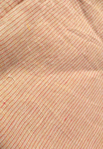 64" Cross Dyed Red & Yellow 100% Linen Lithuanian Woven Fabric By the Yard - APC Fabrics
