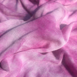 64" Pink & White Tie Dyed Modal Spandex Stretch Jersey Knit Fabric By the Yard | APC Fabrics