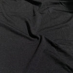 65" Black Modal Spandex Lycra Stretch Jersey Knit Fabric By the Yard - APC Fabrics