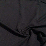 65" Black Modal Spandex Lycra Stretch Jersey Knit Fabric By the Yard - APC Fabrics