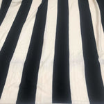 66" Black & White Striped Modal Spandex Lycra Stretch Knit Fabric By the Yard - APC Fabrics