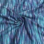 66" Blue & Purple Space Dyed 100% Bamboo Knit Fabric By the Yard - APC Fabrics