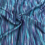 66" Blue & Purple Space Dyed 100% Bamboo Knit Fabric By the Yard - APC Fabrics