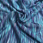 66" Blue & Purple Space Dyed 100% Bamboo Knit Fabric By the Yard - APC Fabrics