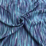 66" Blue & Purple Space Dyed 100% Bamboo Knit Fabric By the Yard - APC Fabrics