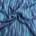 66" Blue & Purple Space Dyed 100% Bamboo Knit Fabric By the Yard - APC Fabrics