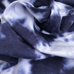 66" Blue & White Tie Dye 100% Cotton Jersey Knit Fabric By the Yard | APC Fabrics