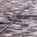 66" Purple, White, & Gray Space Dyed 100% Bamboo Knit Fabric By the Yard - APC Fabrics