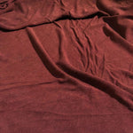 66" Solid Burgundy Maroon 100% Bamboo Knit Fabric By the Yard - APC Fabrics