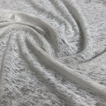66" White Onion 100% Polyester Sheer Jersey Knit Fabric By the Yard - APC Fabrics