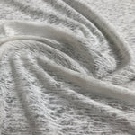 66" White Onion 100% Polyester Sheer Jersey Knit Fabric By the Yard - APC Fabrics