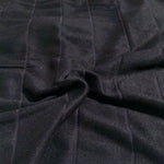 68" Black Striped Modal Spandex Stretch Blend Piece Dyed Knit Fabric By the Yard - APC Fabrics