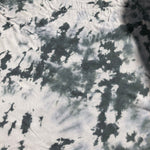 68" Gray & White Tie Dyed Bamboo Spandex Stretch Blend  Knit Fabric By the Yard | APC Fabrics