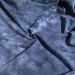 68"  Indigo Blue Tie Dye 100% Cotton Jersey Knit Fabric By the Yard - APC Fabrics