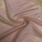 68" Pink & Yellow Tie Dyed Modal Spandex Stretch Jersey Knit Fabric By the Yard - APC Fabrics