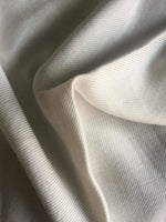 74" Off White Hemp & Tencel Lyocell Bull Denim Twill Woven Heavy Fabric By Yard - APC Fabrics