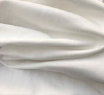 60" 100% Organic Cotton Twill 7 OZ White Apparel & Face Mask Woven Fabric By the Yard - APC Fabrics
