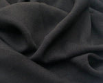 58" 100% Cotton Crepe Black 7 OZ Light Woven Fabric By the Yard | APC Fabrics