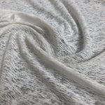 60" 100% Cotton Onion Slub 5 OZ Optic White Jersey Knit Fabric By the Yard | APC Fabrics