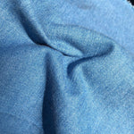 58" Solid Cotton Denim Indigo Sky Blue Medium Woven Fabric By the Yard - APC Fabrics