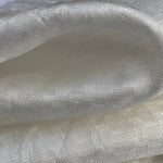 58" PFD Greige Goods 100% Rayon Bemberg Jacquard White Woven Fabric By the Yard | APC Fabrics